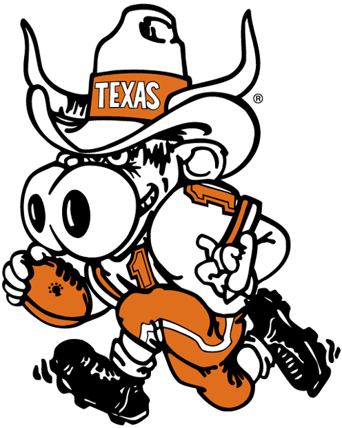 Texas Longhorns 1981-2002 Mascot Logo DIY iron on transfer (heat transfer)
